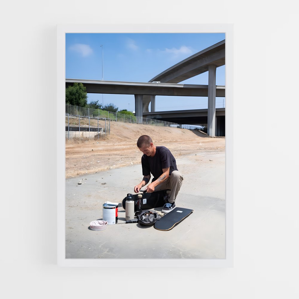 Poster Geoff rowley – affiche Skateboard (vue 3)